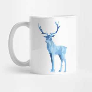 Ice Blue Reindeer Mug